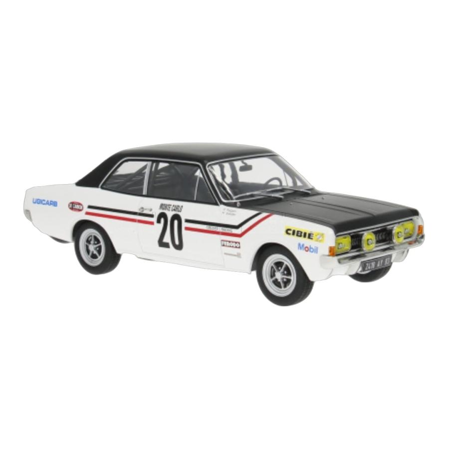 【予約】2026年発売予定 Opelオペル Commodore GS/E #20 ラリーモンテカルロ 1971 Henri Greder Pierre Pagani ホワイト ブラック / MCG 1/18 ミニカー | 