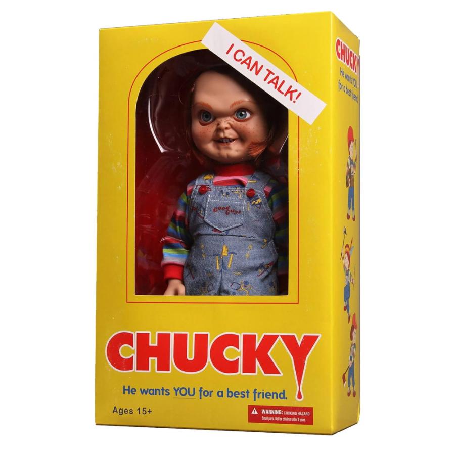 Mezco 15インチ メガ グッドガイ チャッキー アクションフィギュア サウンド付き
