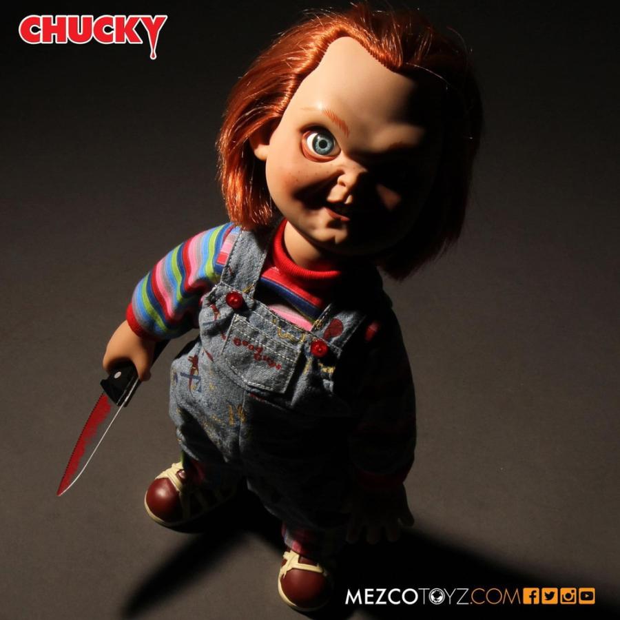 Mezco 15インチ メガ グッドガイ チャッキー アクションフィギュア サウンド付き