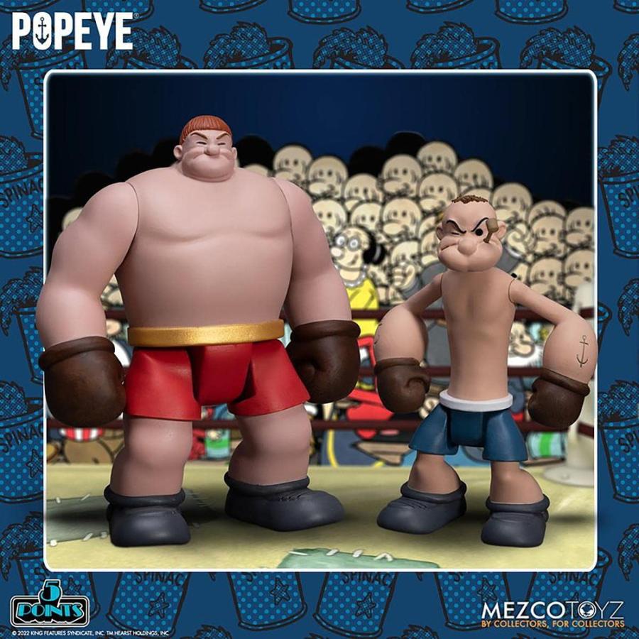 Mezco ポパイ＆オックスハート 5ポインツ ボックスセットの画像