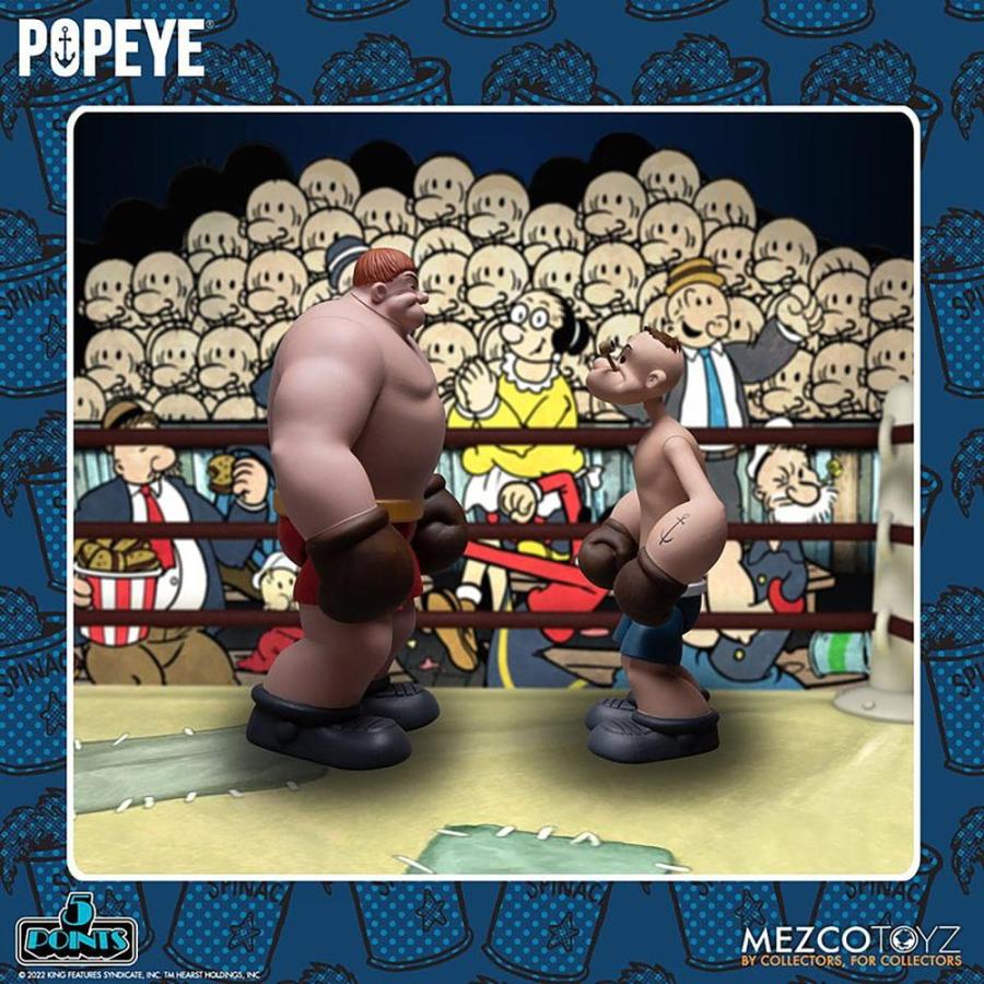Mezco ポパイ＆オックスハート 5ポインツ ボックスセットの画像