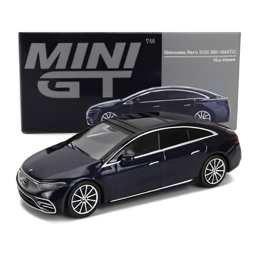 MERCEDES BENZベンツ EQS 580 4MATIC LHD 2022 - BLUE MET /MINI GT 1