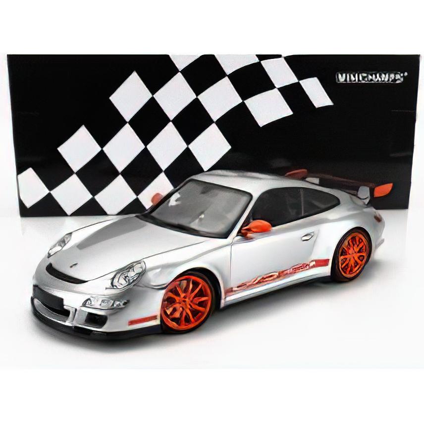 PORSCHE  911 997 GT3 RS COUPE 2007  SILVER RED/Minichamps 1/18 | 