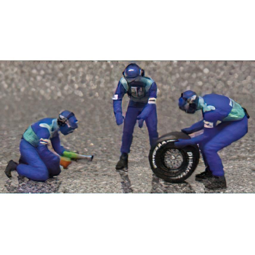 FIGURES F1 PITSTOP SAUBER 2002 CAMBIO GOMME POSTERIORE Minichamps