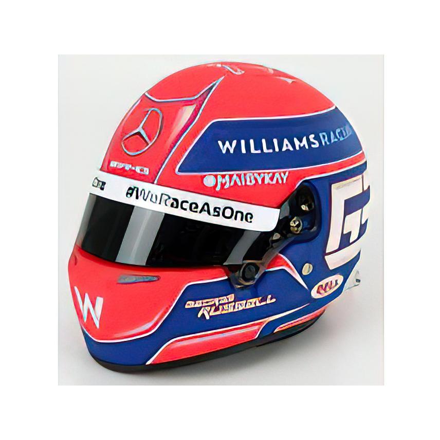 F1 CASCO HELMET WILLIAMS FW43B MERCEDES M12 EQ POWER TEAM WILLIAMSGEORGE RUSSEL/BELL HELMET 1/2 ヘルメットミニチュア | 