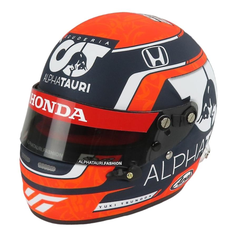 Hondaホンダ AT02 ヘルメット 2021シーズン Yuki Tsunoda 角田裕毅 限定版 / MINI HELMET 1/2 ミニカー | 