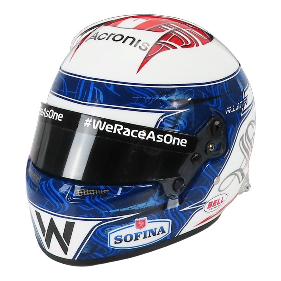 Williams FW44 ヘルメット #6 2022 Nicholas Latifi / MINI HELMET 1/2 ミニカー | 