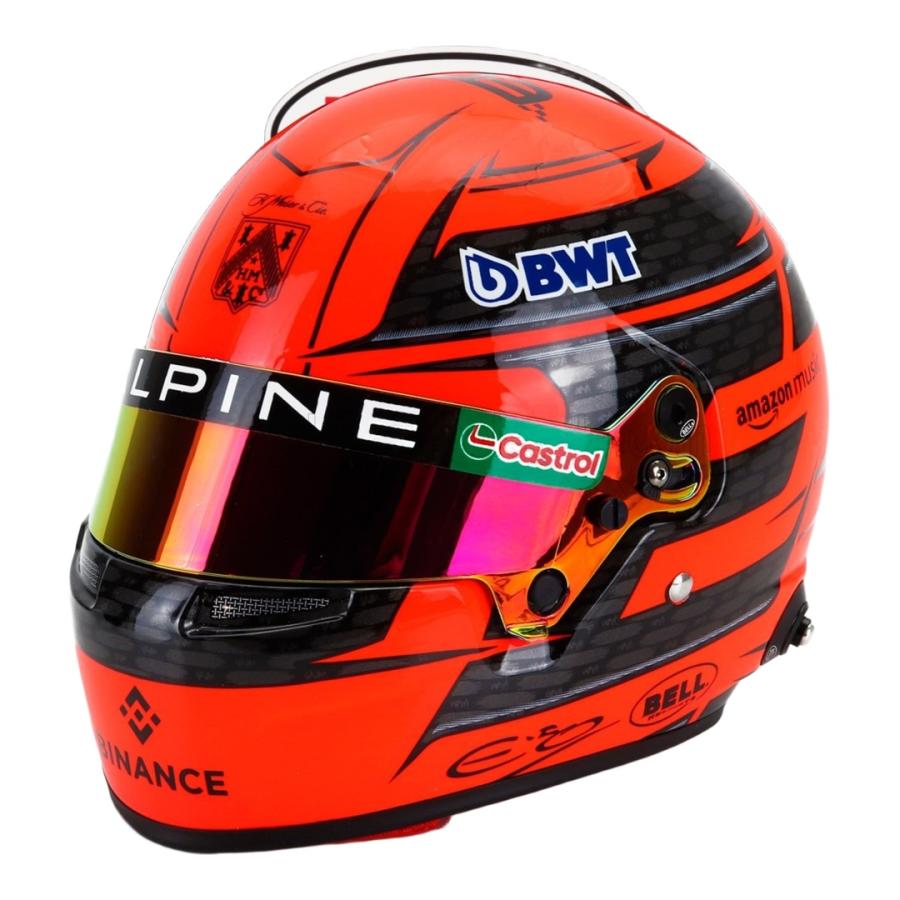 Esteban Ocon ヘルメット F1 BWT Alpine #31 2024 / MINI HELMET 1/2 ミニカー | 