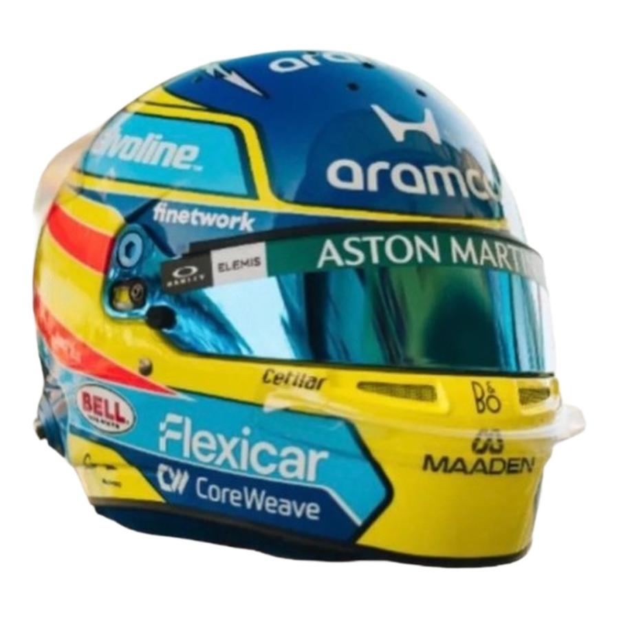 【予約】2026年発売予定 Fernando Alonso ヘルメット Aston Martin #14 2026 MINI HELMET 1/2 | 