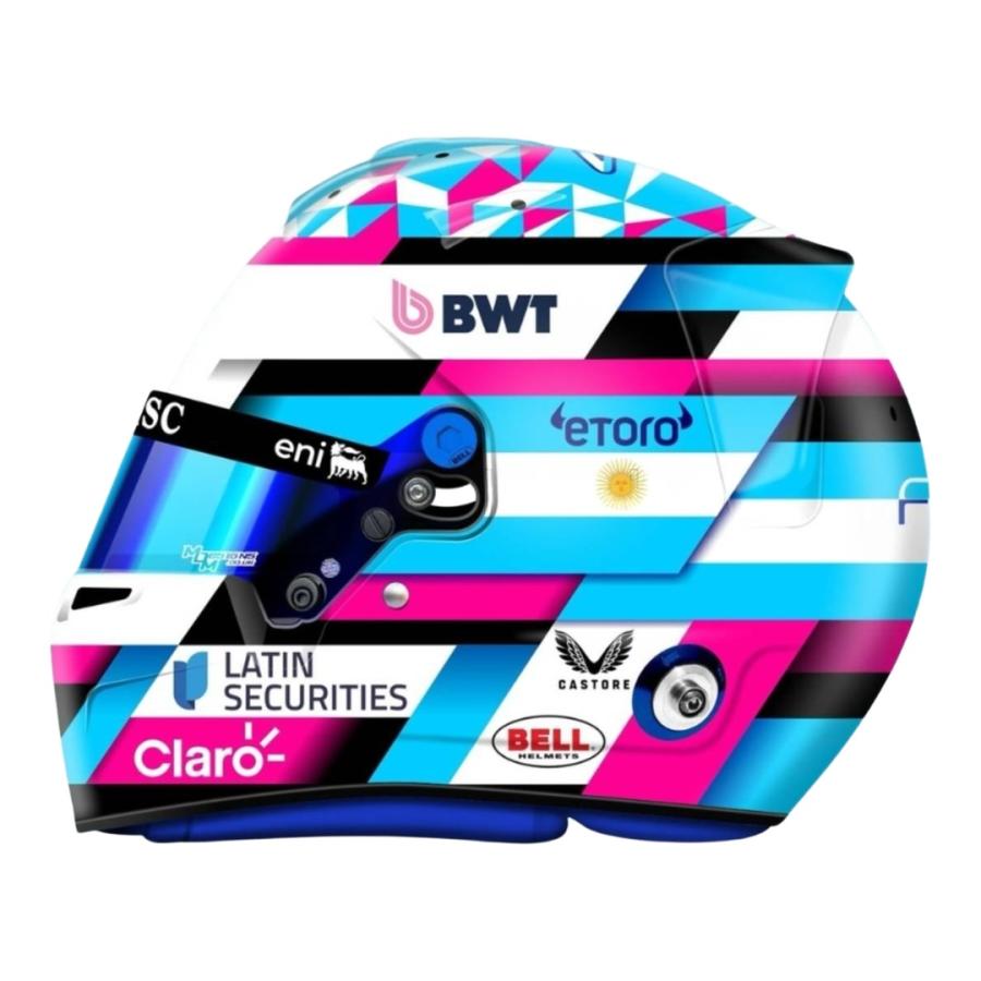 【予約】2026年発売予定 BELL ヘルメット Franco Colapinto Alpine #43 2026 MINI HELMET 1/2 | 