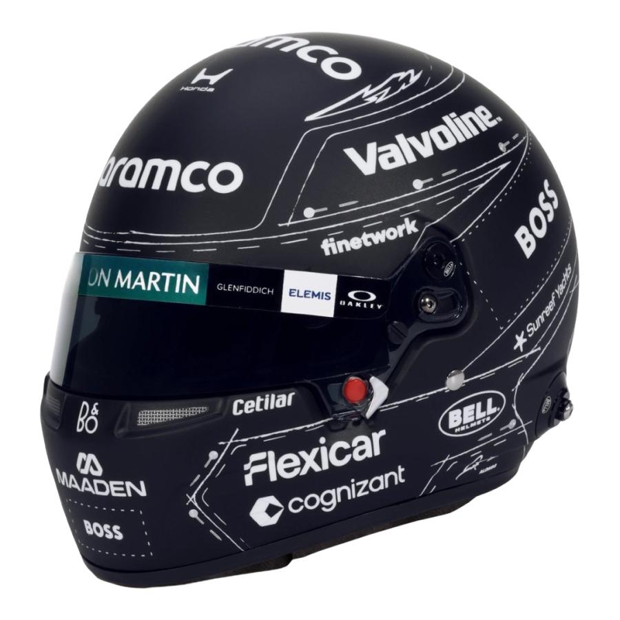 【予約】Fernando Alonso F1 マドリードGP AMR26 #14 Aston Martin MINI HELMET 1/2 ミニカー | 