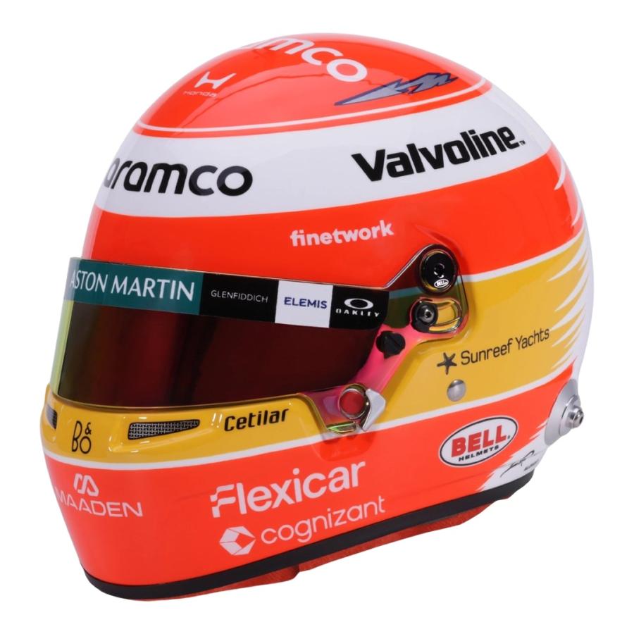 【予約】Fernando Alonso F1 イタリアGP モンツァ AMR26 #14 Aston Martin MINI HELMET 1/2 | 