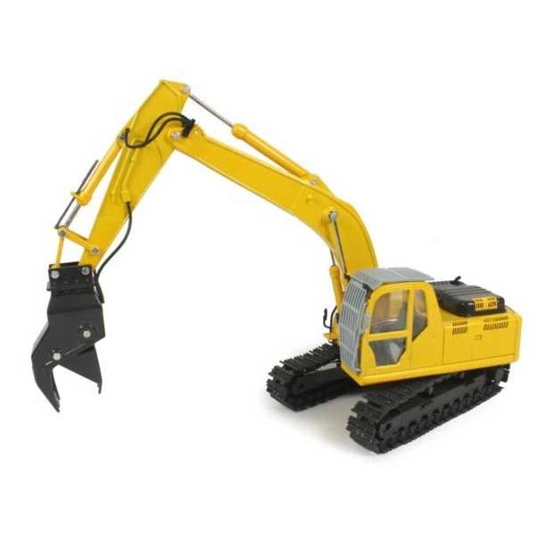 New Hollandニューホランド E215B 油圧ショベル ユンボ バックホー with demolition pinchers /MOTORARTモーターアート 1/50 ダイキャスト　建設機械模型 | 