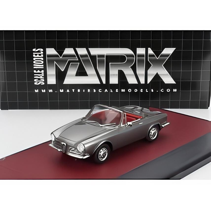 ALFA ROMEO ジュリア GT カブリオレ スパイダー 1963 グレーメタリック/ Matrix 1/43 100台限定 | 