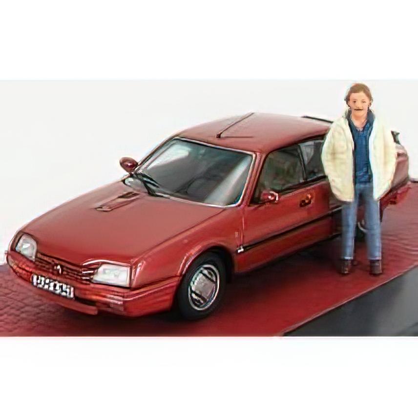 CITROEN - CX GTI TURBO II 1986 WITH FIGURE HORST S.DUISBURG - RED /Matrix 1/43 ミニカー | 