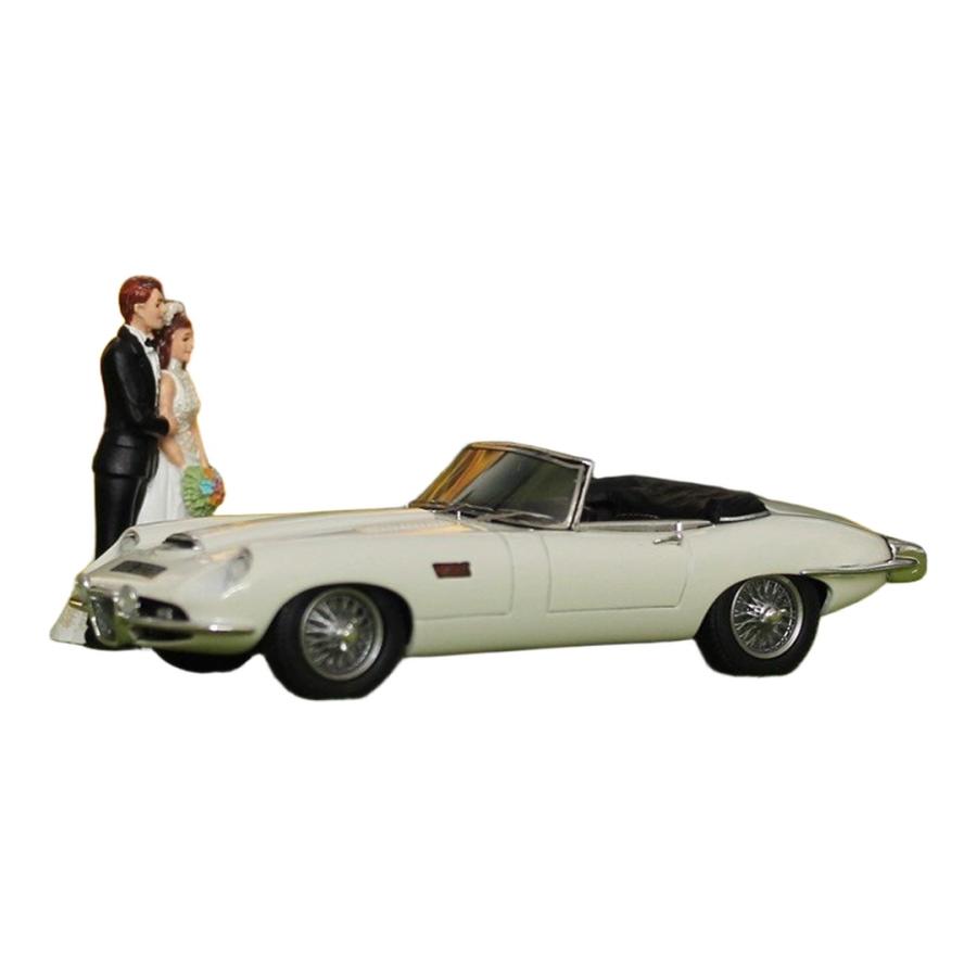 【予約】 Jaguar E-Type Fruaロードスター 1964 フィギュア付 白 限定版 Matrix 1/43 ミニカー | 