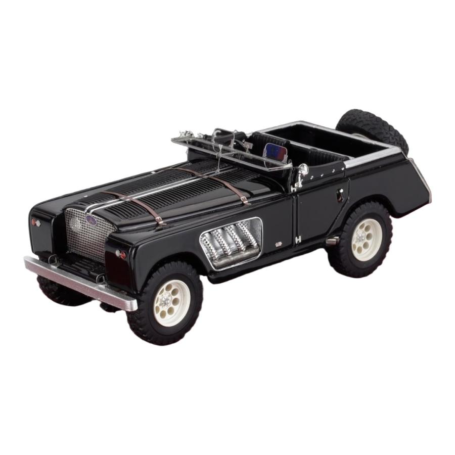 【予約】 Land Rover 109 Bell Aurens Longnose Open 2008 ブラック / Matrix 1/43 ミニカー | 