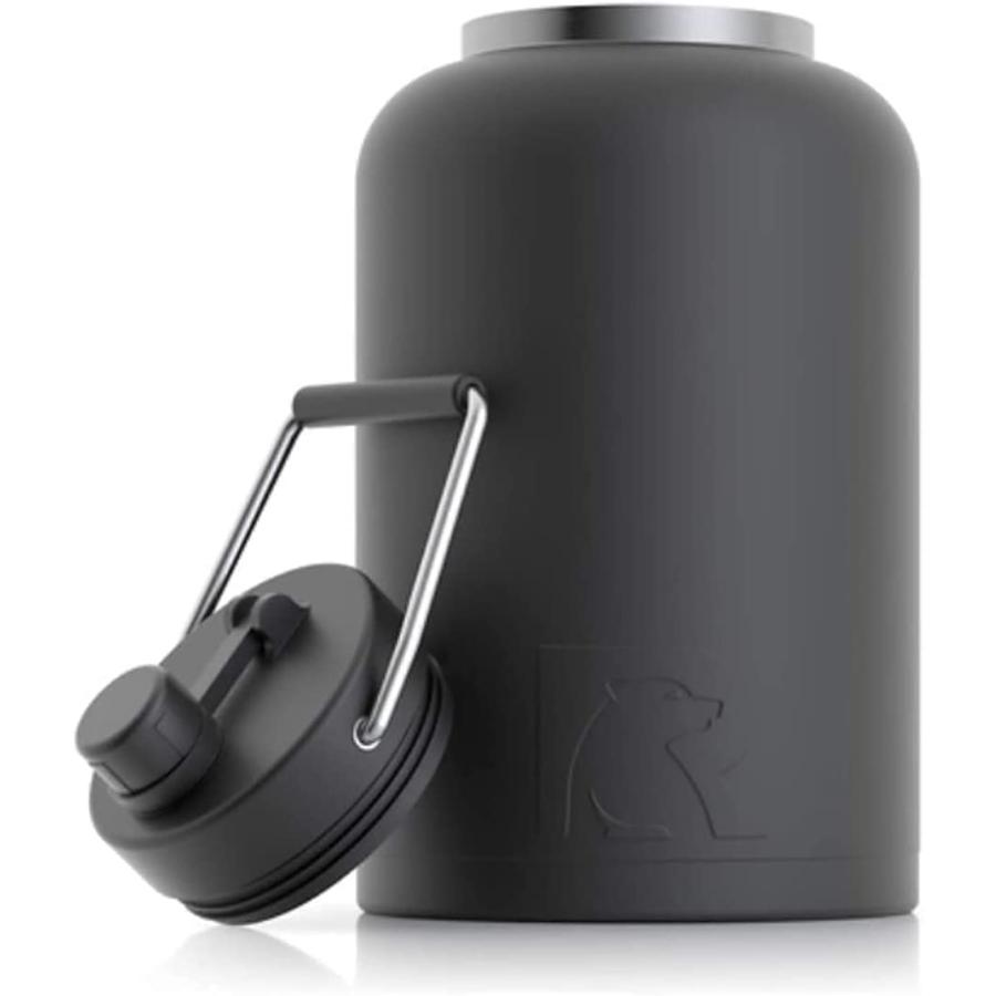 RTIC ジャグ 水差し 水筒 1ガロン ブラック マット 真空保温 大型 ハンドル付き 12カラー | 