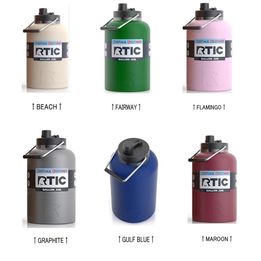 RTIC ジャグ 水差し 水筒 1ガロン ブラック マット 真空保温 大型 ハンドル付き 12カラー |  | 04