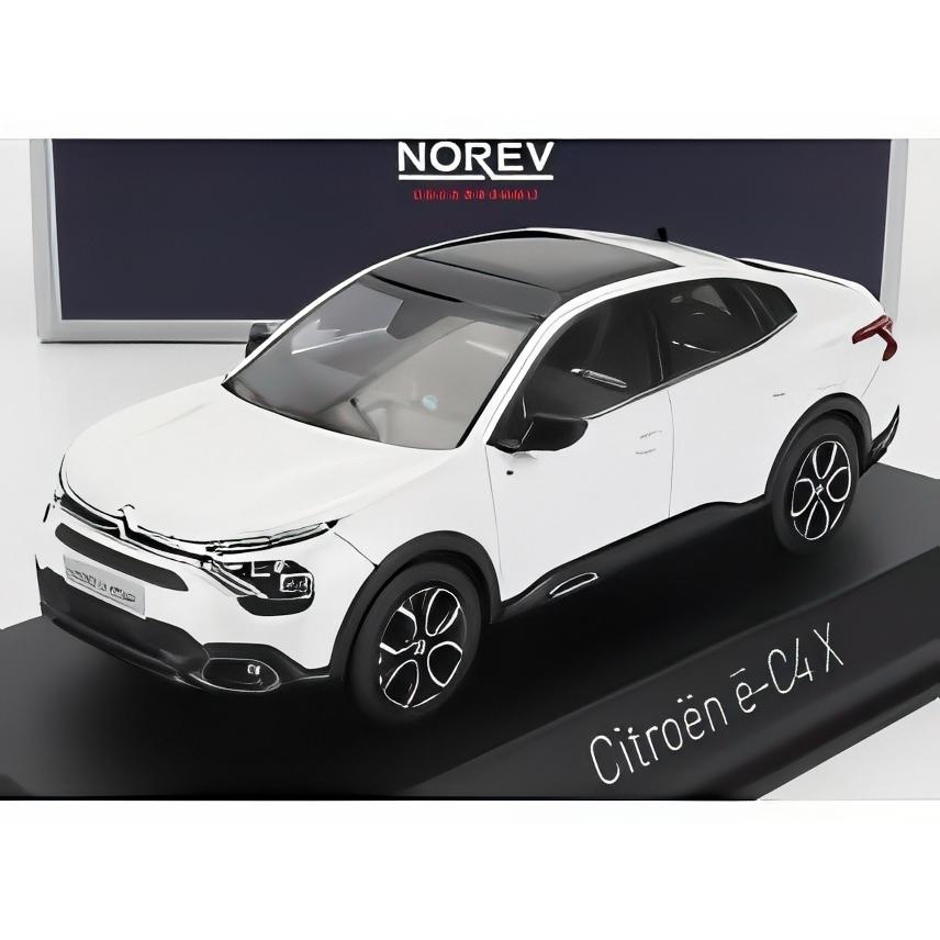 CITROEN e-C4 X 2023 ホワイトパール/ Norev 1/43 ミニカー | 