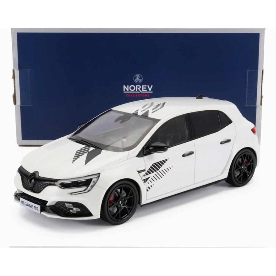 NOREV, RENAULT MÉGANE R.S Ultime 2023 Blanc nacré avec déco noir