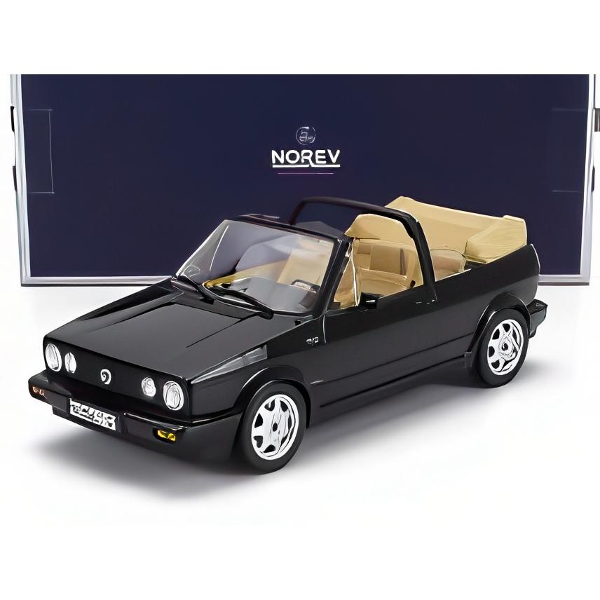 VW ゴルフ 1 カブリオレ 1992 黒 Norev 1/18 : バスクホビー - 通販 