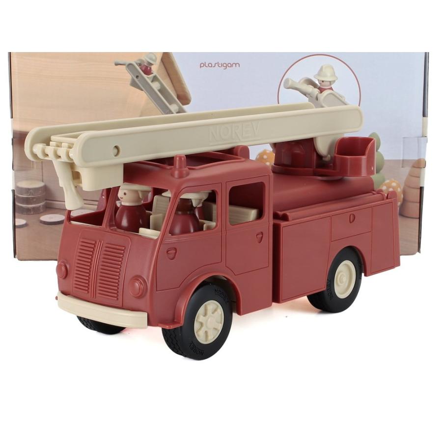 BERLIET トラック 消防車 SCALA 1950 ブラウン / Norev 1/24 ミニカー | 