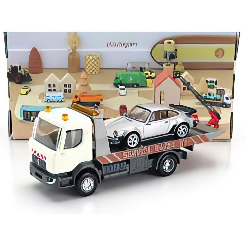 RENAULT レッカー車 + PORSCHE 911 930 ターボ 1987 Norev 1/43 | 