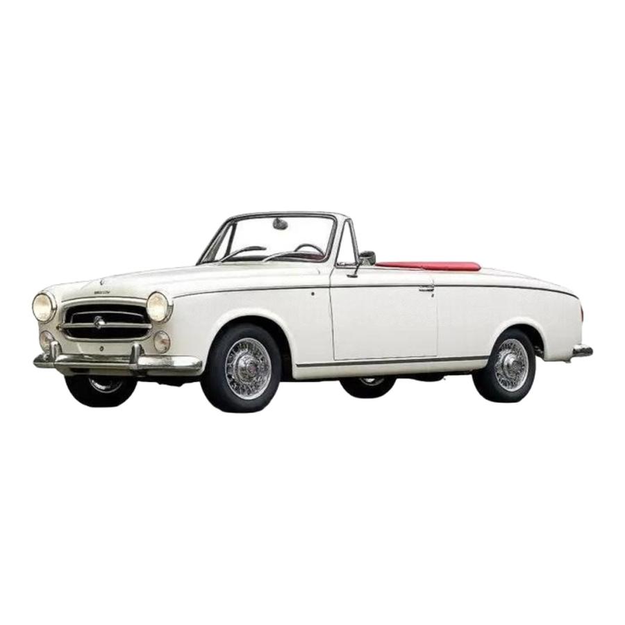 予約】2026年発売予定 Peugeotプジョー 403 カブリオレ 1957 ホワイト