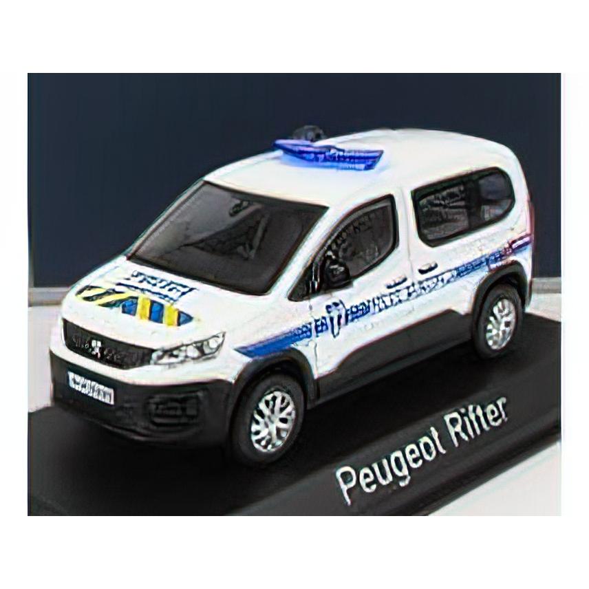 Baghers PEUGEOT ミニカー PEUGEOT - RIFTER POLICE MUNICIPALE 2019 WHITE BLUE YELLOW