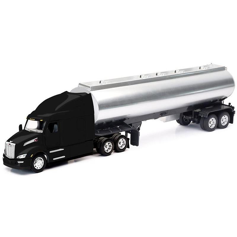 Peterbiltピータービルト 579 Sleeper Cab in Black with Chrome Oil / NEW-RAY 1/32 模型 | 