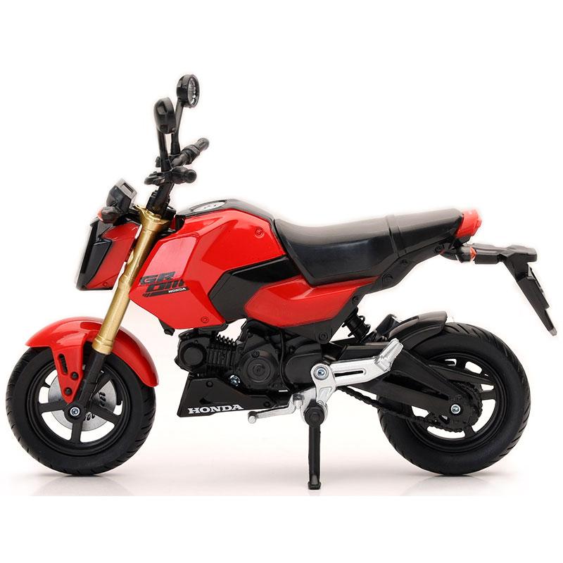 Hondaホンダ グロム GROM オートバイ レッド バイク 模型 ダイキャスト モデル / NEW-RAY 1/12 ミニカー 模型 | 
