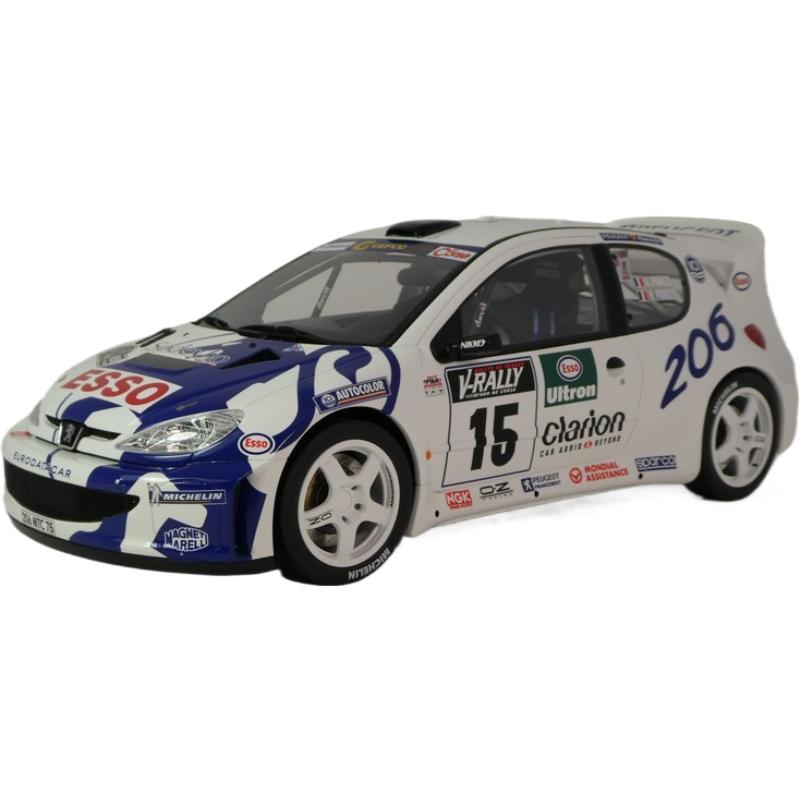 【絶版・未使用】プジョー 206 WRC スペアボディセット プジョー 206 WRC 1999/ OTTO 1/12 ミニカー : バスクホビー - 通販