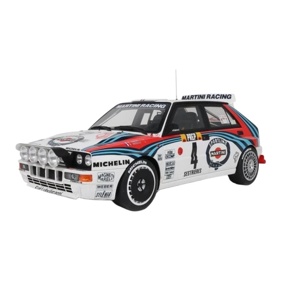 【予約】 ランチア デルタ HF インテグラーレ Gr.A #4 ラリー・モンテカルロ 1992 ホワイト Otto Mobile 1/12 ミニカー | 