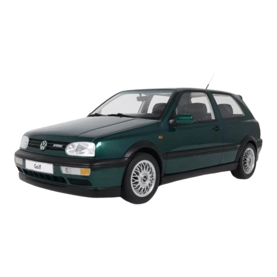 【予約】 フォルクスワーゲン ゴルフ III VR6 カラット 1992 グリーン / Otto Mobile 1/12 ミニカー | 