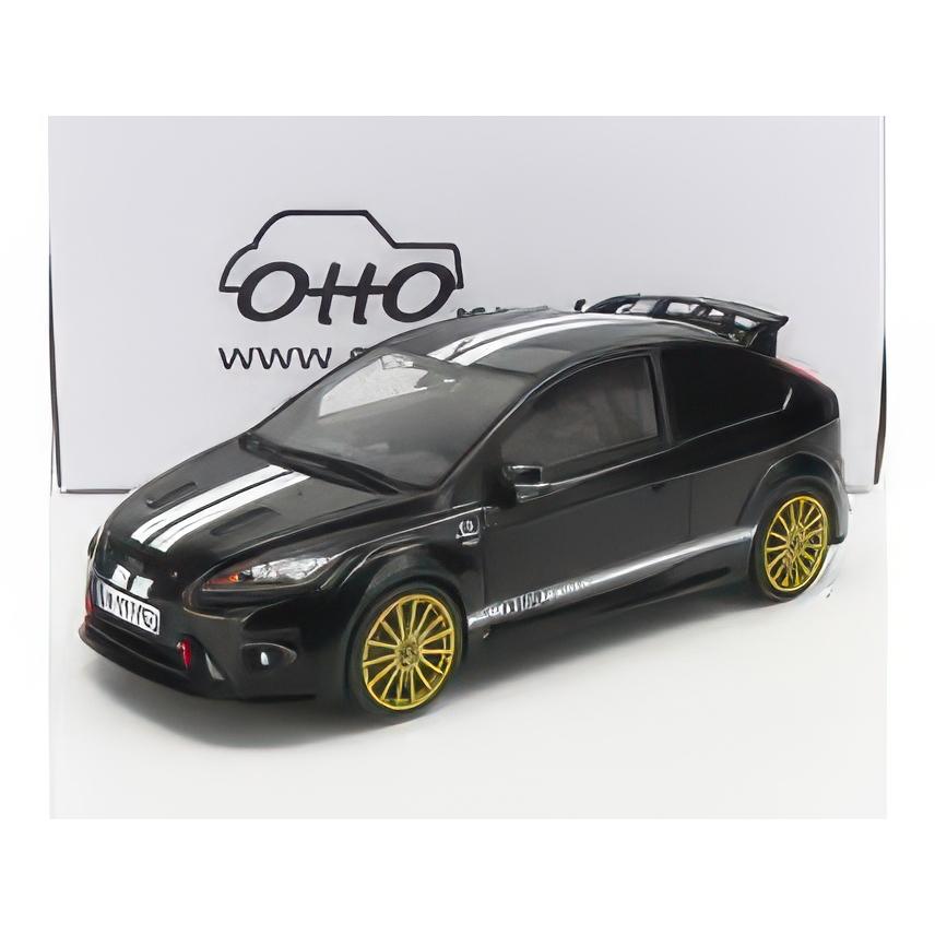 FORD FOCUS RS MKII 2010 24h LE MANS TRIBUTE BLACK WHITE 1/18ミニカー | 