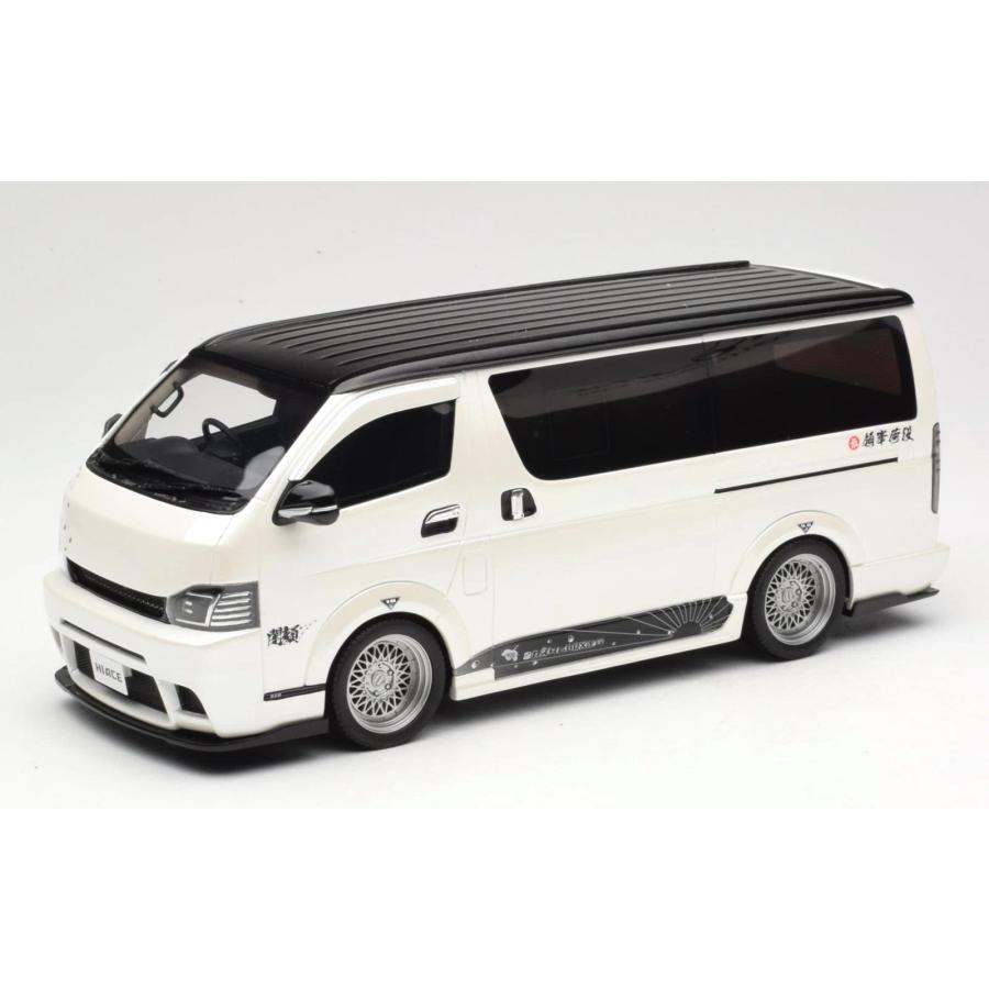 【予約】2026年 Toyota Hiace Super GL Custom 2008 ホワイトパール / OTTO 1/18 ミニカー | 