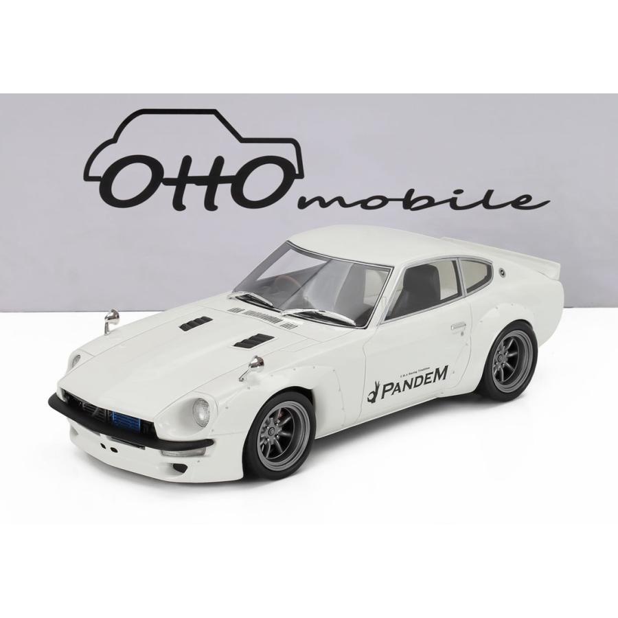 NISSANニッサン フェアレディ Z パンデム fuguZ クーペ 1972 ホワイト / OTTO-MOBILE 1/18 ミニカー | 