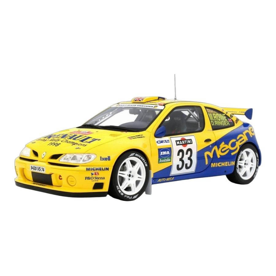 【予約】RENAULT MEGANE MAXI 1998 N 33 RALLY SANREMO / OTTO 1/18 ミニカー | 