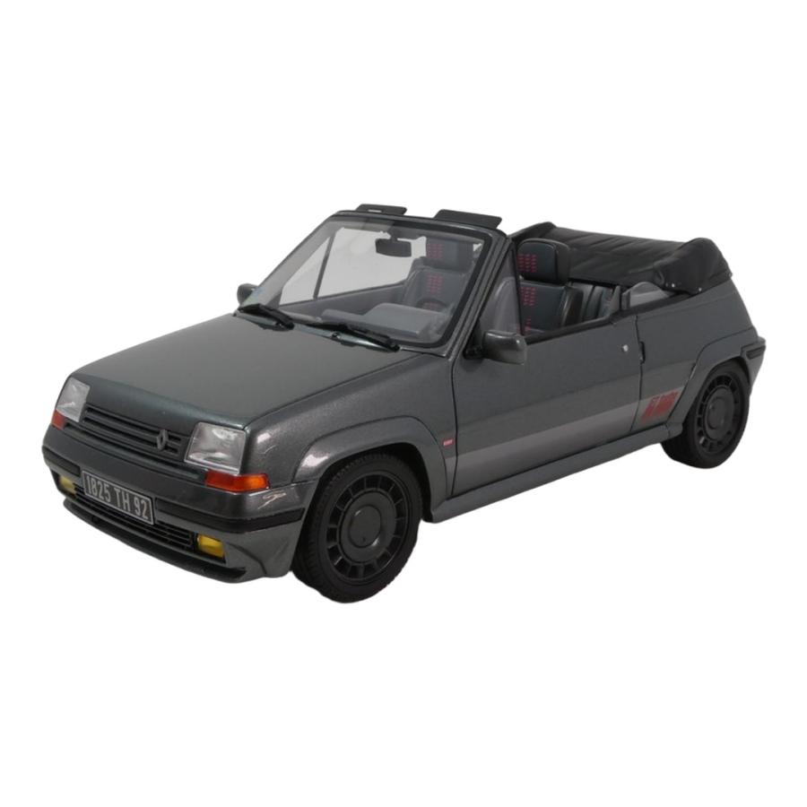 Renaultルノー 5 GTターボ カブリオレ 1995 ガンメタ / OTTO 1/18 ミニカー | 