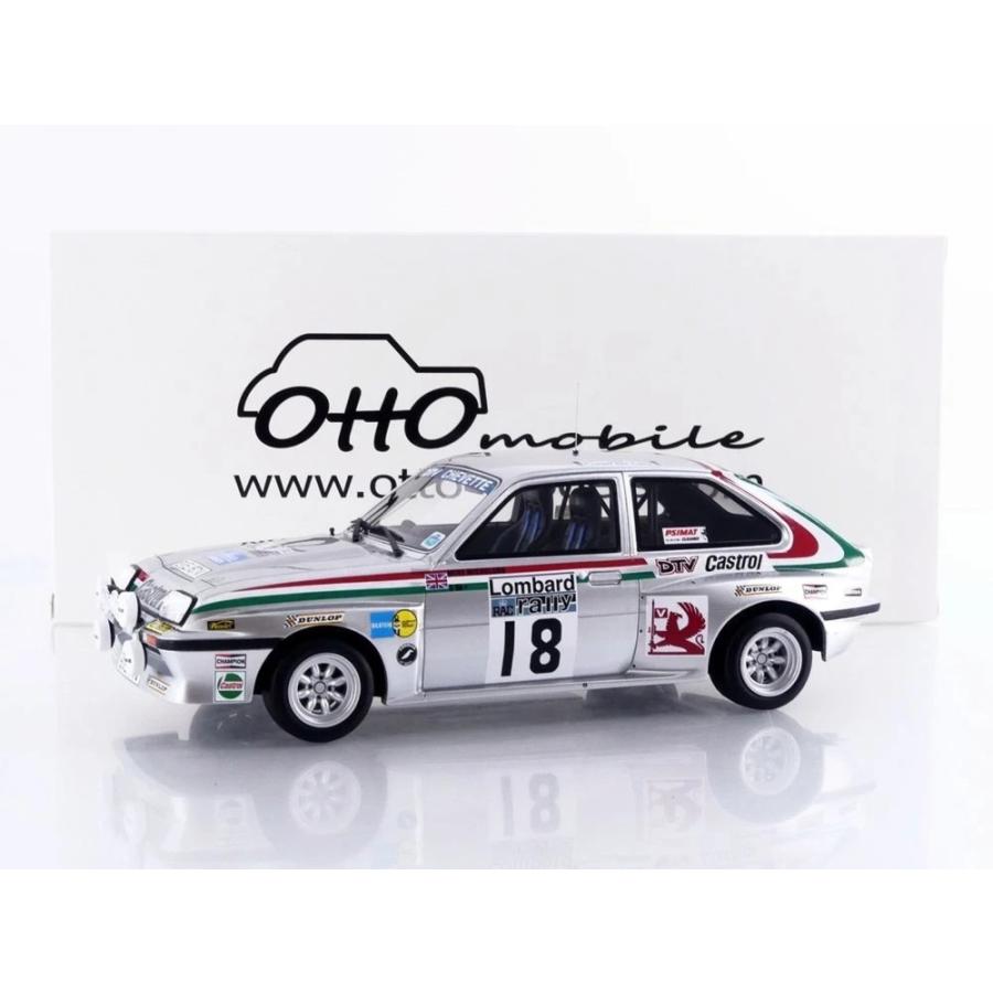 ボクスホール シェヴェット 2300 HSR #18 ロンバード RACラリー 1980 シルバー / Otto mobile 1/18 ミニカー | 