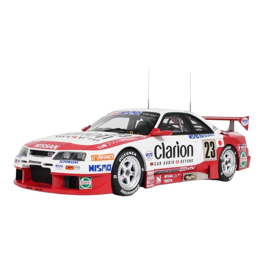 【予約】Nissan Skyline GT-R LM #23 24時間ルマン 1996 ホワイト/レッド 限定版 / OTTO 1/18 ミニカー | 