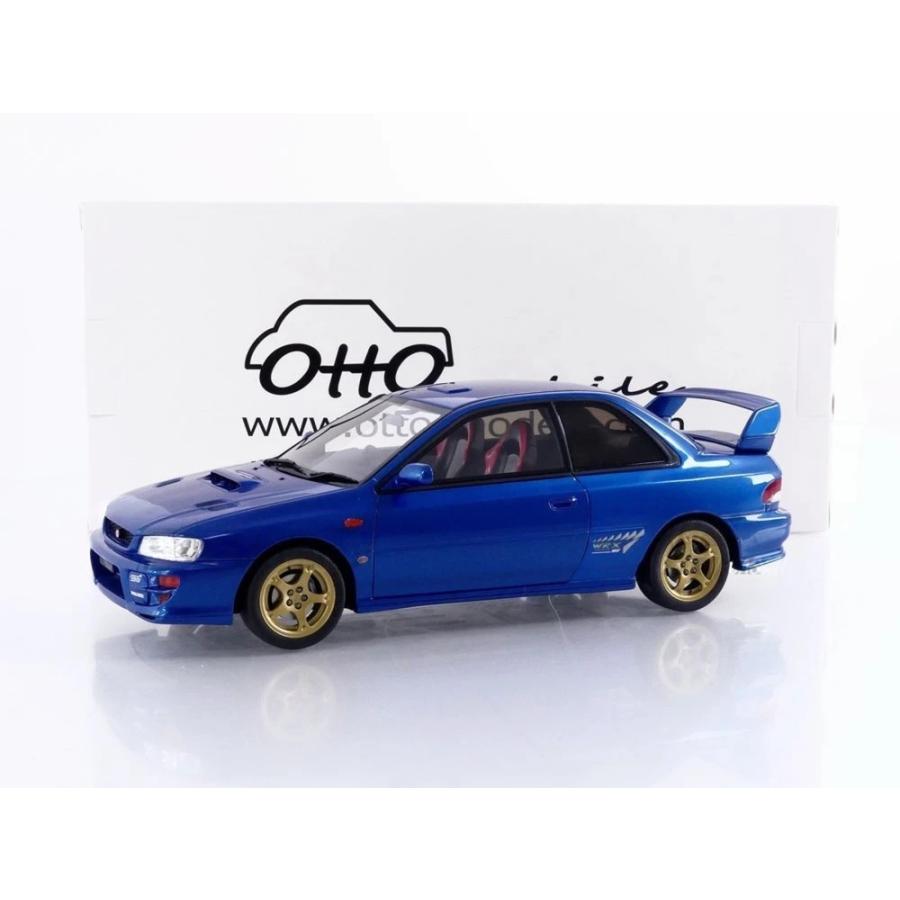 スバル インプレッサ WRX タイプR STI 1999 ブルー / Otto Mobile 1/18 ミニカー | 