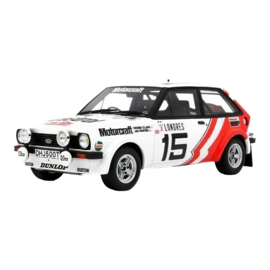 【予約】Ford Fiesta 1600 Gr.2 ナイトバージョン #15 ラリーモンテカルロ 1979 OTTO 1/18 ミニカー | 