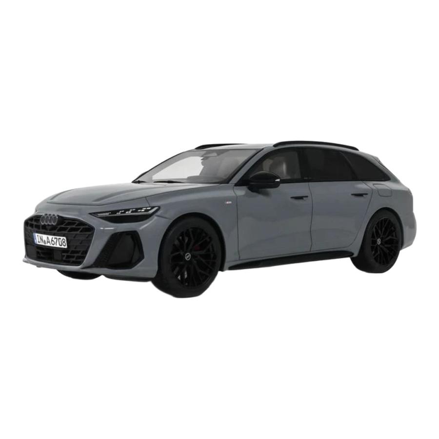 【予約】 アウディ A6 アバント E-ハイブリッド 2025 グレー / Otto Mobile 1/18 ミニカー | 