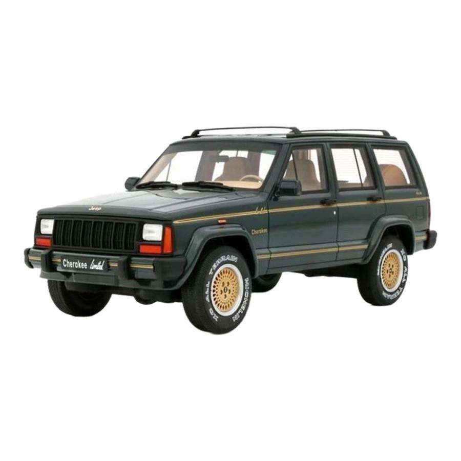 【予約】 ジープ チェロキー XJ リミテッド 1995 グリーン / Otto Mobile 1/18 ミニカー | 