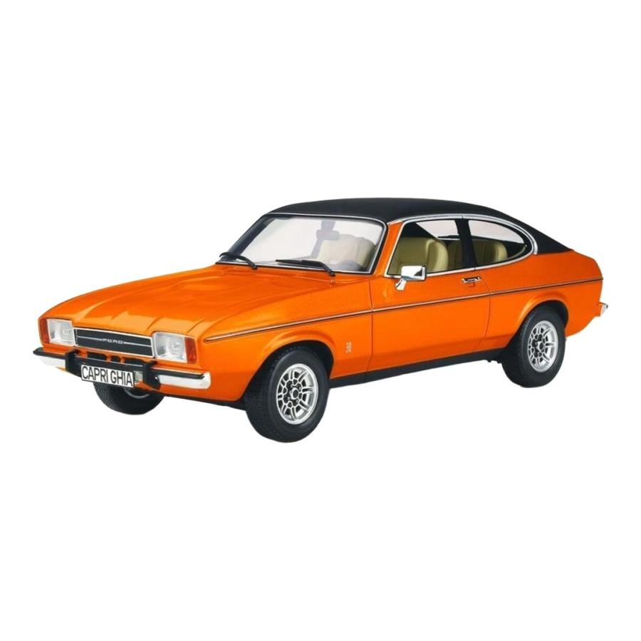 【予約】 フォード カプリ MK2 3.0L V6 1974 オレンジ / Otto Mobile 1/18 ミニカー | 