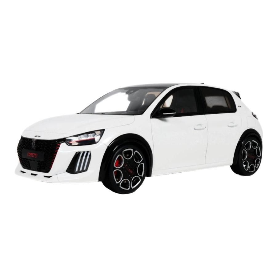 【予約】2026年発売予定 Peugeotプジョー E-208 GTi 2026 ホワイト 限定版 / OTTO 1/18 ミニカー | 