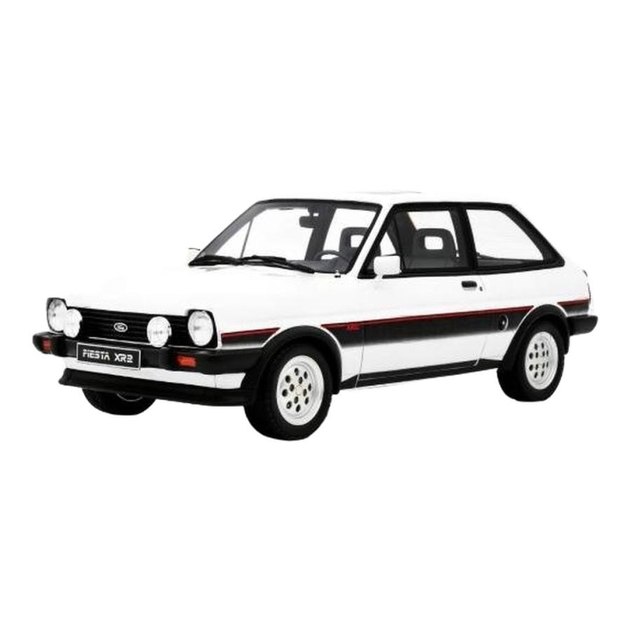 【予約】2026年発売予定 Ford Fiesta MKI XR2 1981 ダイヤモンドホワイト 限定版 OTTO 1/18 ミニカー | 