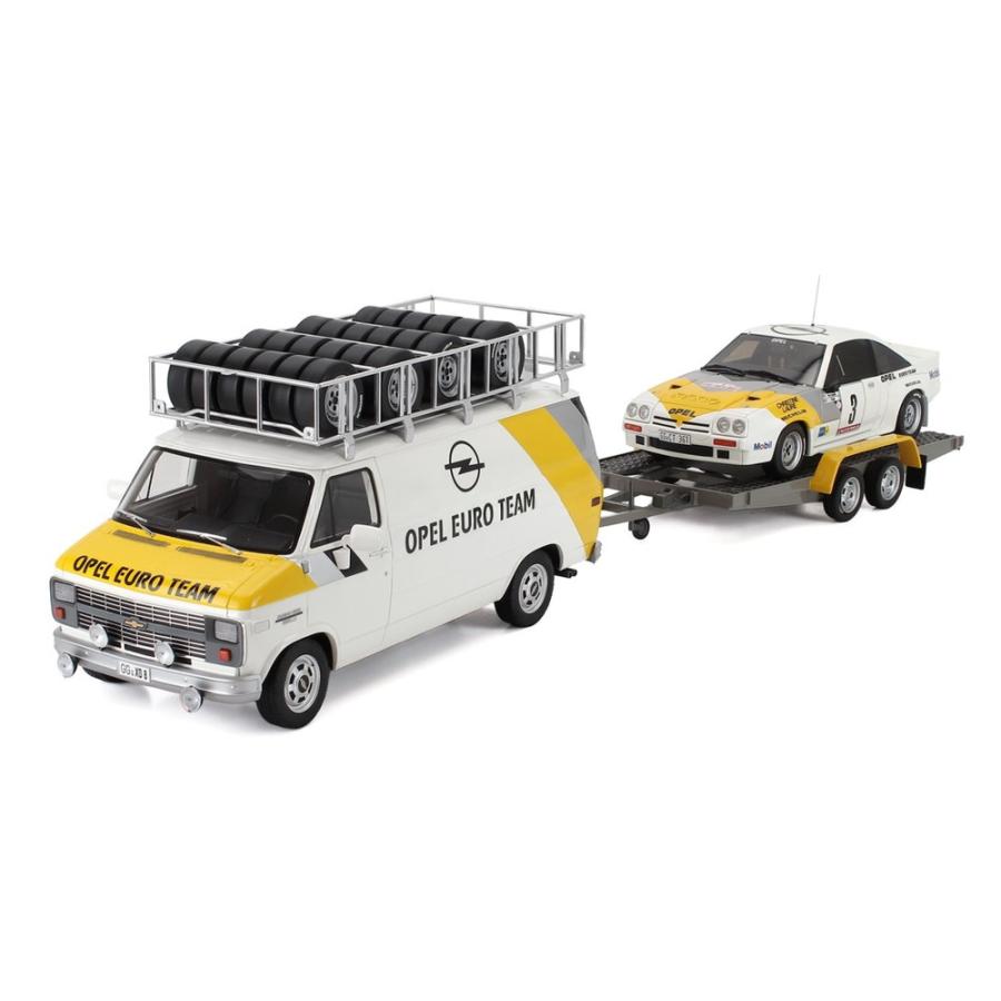 CHEVROLET ラリーセット G30 OPEL 1986 + OPEL MANTA 400 N3 1984 1500台限定/ OTTO 1/18 | 